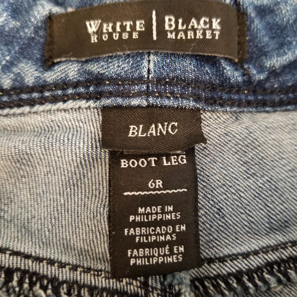 White House Black Market Blanc Women's Jeans - Picture 6 of 8